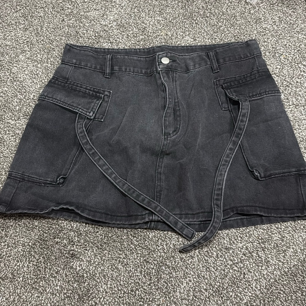 Shein cargo skirt